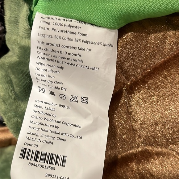 Baby dinosaur costume - Picture 4 of 4